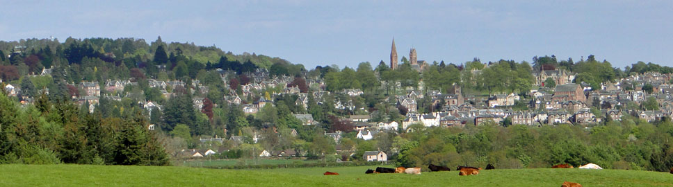 View of the town of Crieff
